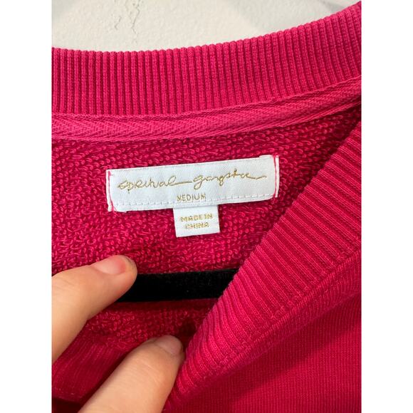 Spiritual Gangster Peloton Crewneck Sweatshirt Pink Size Medium - Picture 4 of 5